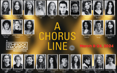 Throckmorton Theatre Hosts ‘A Chorus Line – March 8-24!